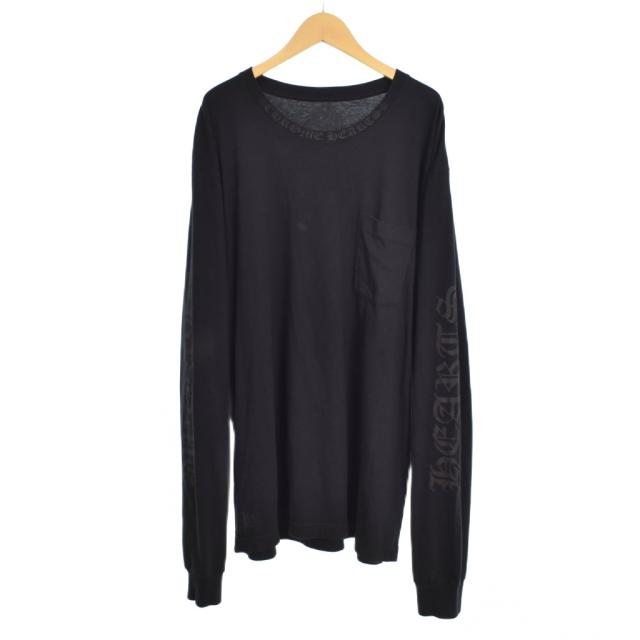 【中古品】Chrome Hearts Neck Logo 長袖 Tシャツ 中古】クロムハーツ CHROME HEARTS Neck Logo Tシャツ カットソー 長袖