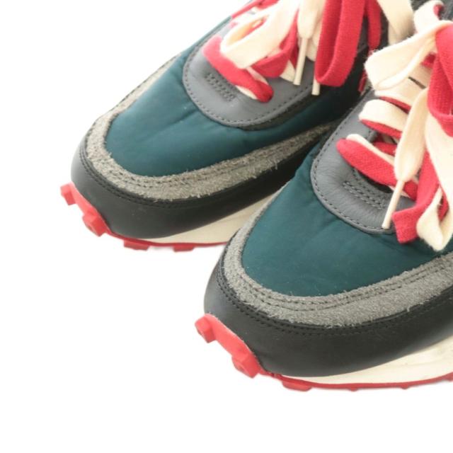 【中古】ナイキ LDワッフル ミッドナイト スプルース スニーカー シューズ US10 28.0cm 黒 赤