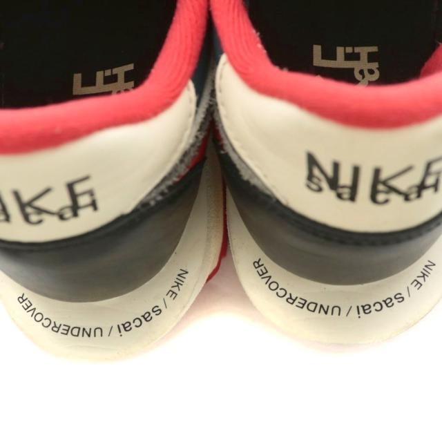 【中古】ナイキ LDワッフル ミッドナイト スプルース スニーカー シューズ US10 28.0cm 黒 赤