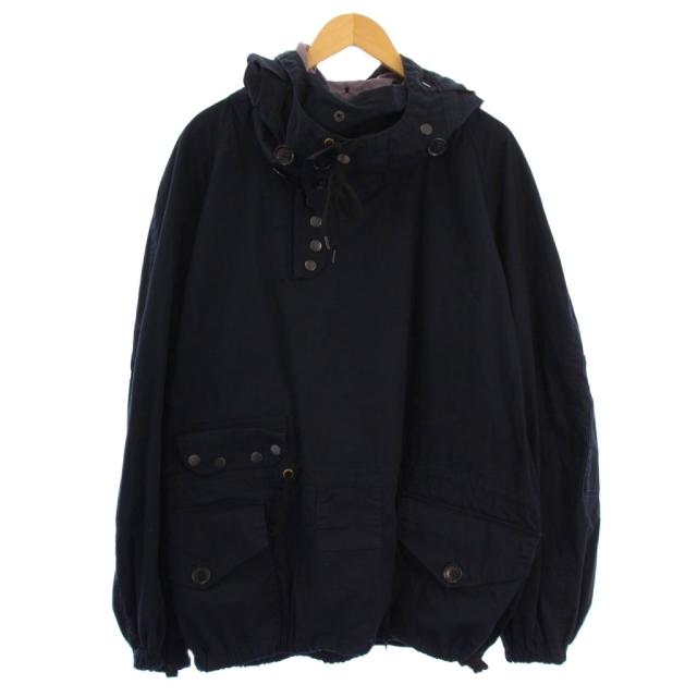 【中古】イギリス軍  NAVY SMOCK PARKA パーカー プルオーバー 長袖 L 紺 22WP70 /BM メンズ