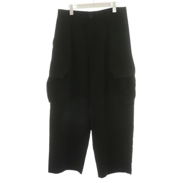 【中古】エヌハリウッド N.HOOLYWOOD 22AW カーゴパンツ 38 黒 ブラック 91606 /AN10 ☆AA★ メンズ