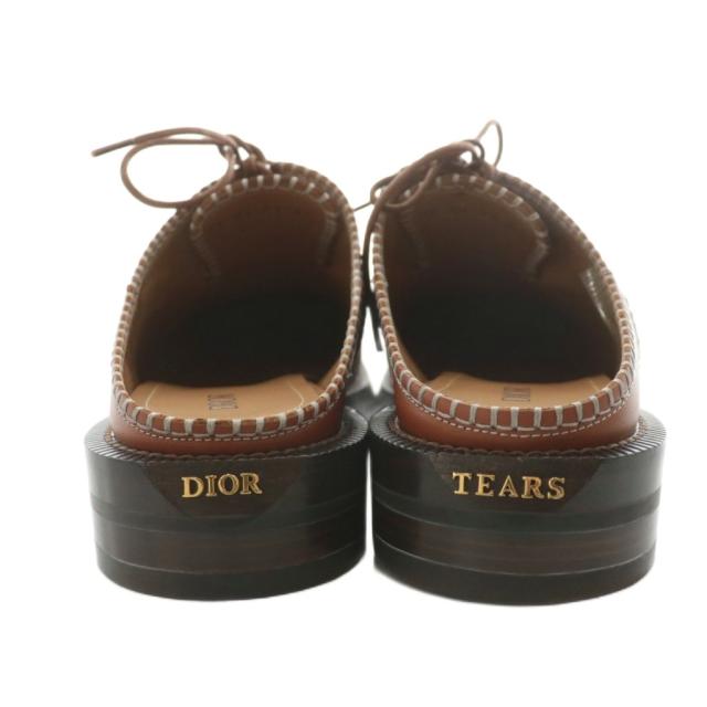 中古】未使用品 ディオール × デニムティアーズ カーロ スライド