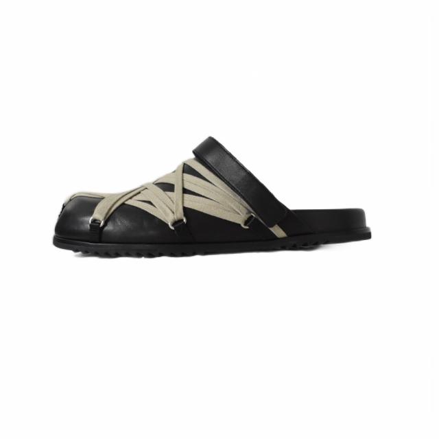 【中古】リックオウエンス Rick Owens MEGALACED GRANOLA MULES メガレース ミュール サンダル 43 RU01E5813LOOW1_1