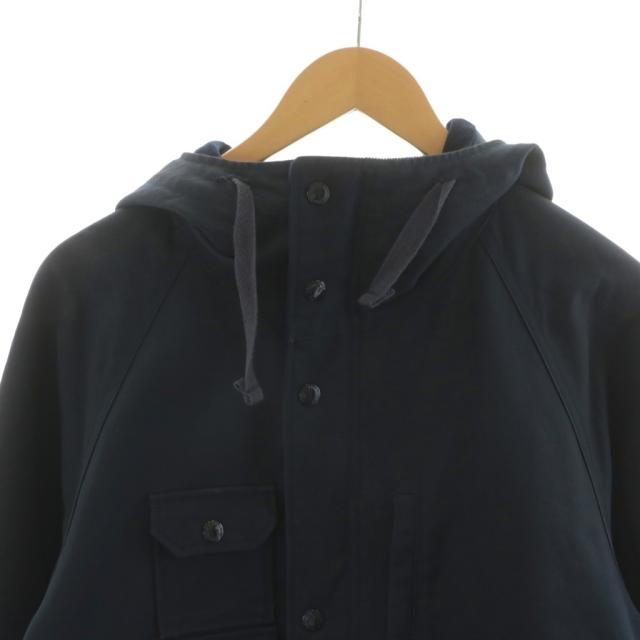 【中古】エンジニアードガーメンツ ジャケット フード コットン アウター S 紺 ネイビー XS308O 中古】エンジニアードガーメンツ ジャケット フード コットン アウター