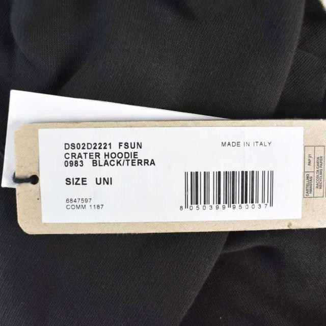 【中古】リックオウエンス Rick Owens CRATER HOODIE パーカー フーディー プルオーバー UNI 黒 ブラック_6