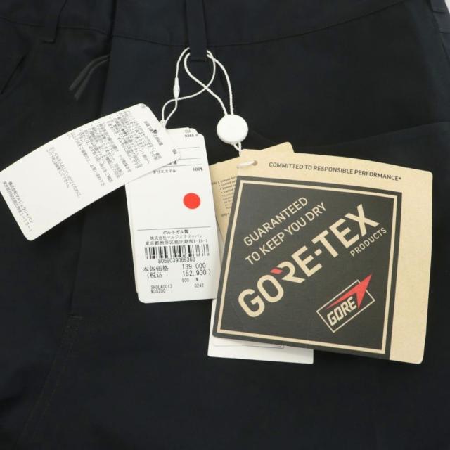 【中古】未使用品 サロモン × エムエムシックス PANTS 5 POCKETS Deep Black ゴアテックス トラックパンツ ロゴ M 黒_8