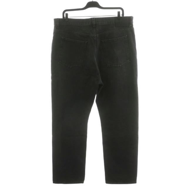 【中古】ロエベ LOEWE ストレートレッグジーンズ デニムパンツ ジーパン Gパン ボタンフライ 56 黒 中古】ロエベ LOEWE ストレートレッグジーンズ デニムパンツ ジーパン