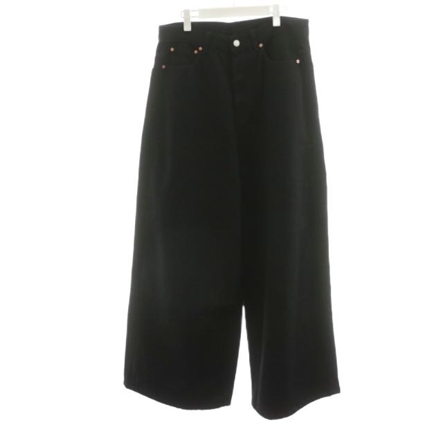 【中古】未使用品 ヴェトモン VETEMENT 24AW BIG SHAPE JEANS デニムパンツ ジーンズ ジーパン Gパン 32 黒