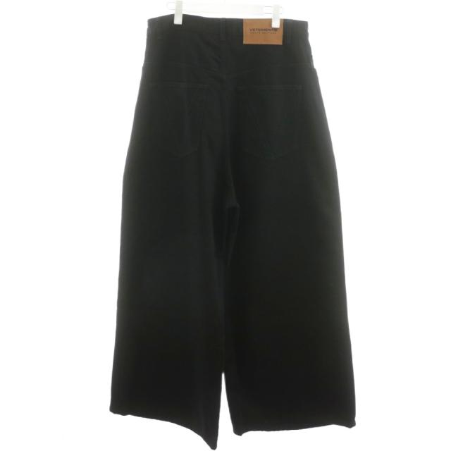 【中古】未使用品 ヴェトモン VETEMENT 24AW BIG SHAPE JEANS デニムパンツ ジーンズ ジーパン Gパン 32 黒_1