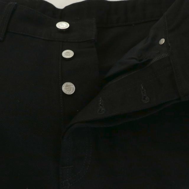 【中古】未使用品 ヴェトモン VETEMENT 24AW BIG SHAPE JEANS デニムパンツ ジーンズ ジーパン Gパン 32 黒_4