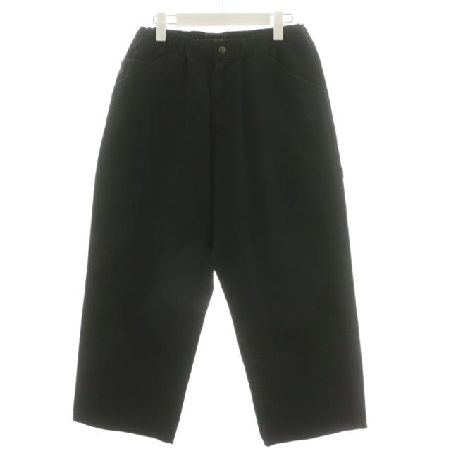 【中古】マジックスティック MAGIC STICK イージーパンツ ロゴ コットン L 黒 ブラック /AN26 ☆AA★ メンズ