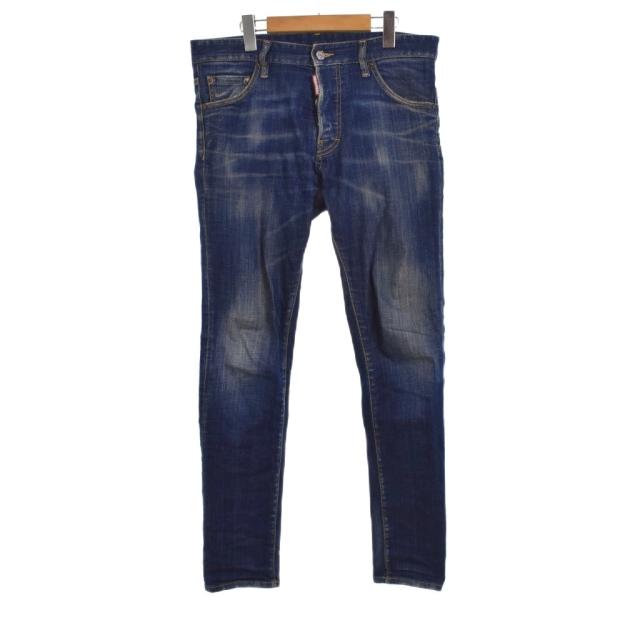 【中古】ディースクエアード DSQUARED2 22AW COOL GUY JEANS デニムパンツ ジーンズ 46 インディゴ S74LB1196