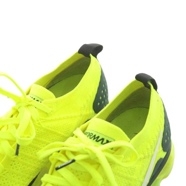 【中古】ナイキ ヴェイパーマックス2 フライニット スニーカー シューズ ロゴ US10.5 28.5cm 黄緑 942842-700