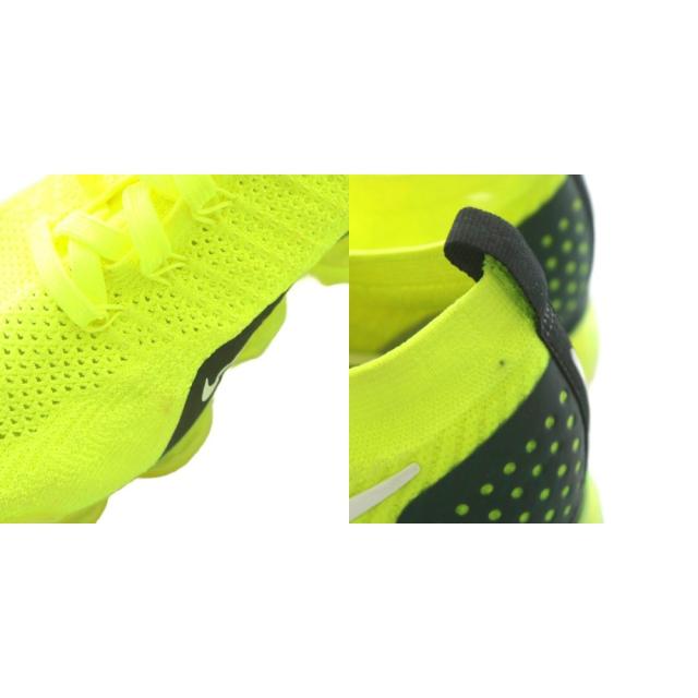 【中古】ナイキ ヴェイパーマックス2 フライニット スニーカー シューズ ロゴ US10.5 28.5cm 黄緑 942842-700