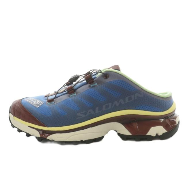 【中古】サロモン × エムエムシックス XT6 MULE 2 ローカット スニーカー シューズ ロゴ 26.5cm 青 478113