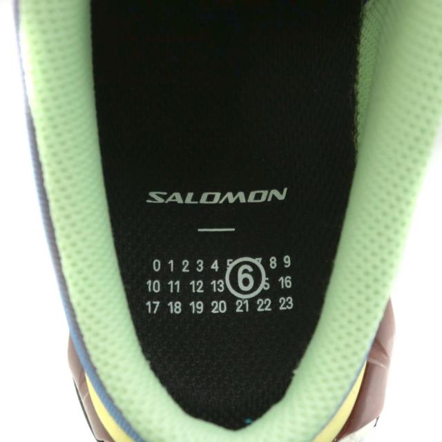 【中古】サロモン × エムエムシックス XT6 MULE 2 ローカット スニーカー シューズ ロゴ 26.5cm 青 478113