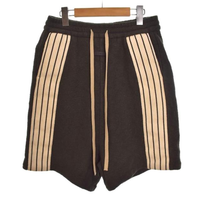 【中古】Fear of God 8th Collection サイド ストライプ リラックス ショーツ ショートパンツ ウール S グレー