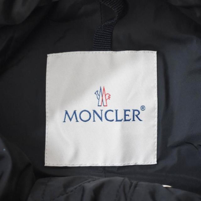 【中古】モンクレール MONCLER 20SS PRASIN ナイロン フーデッドコート 0 黒 ブラック F10931C70120 レディース_3