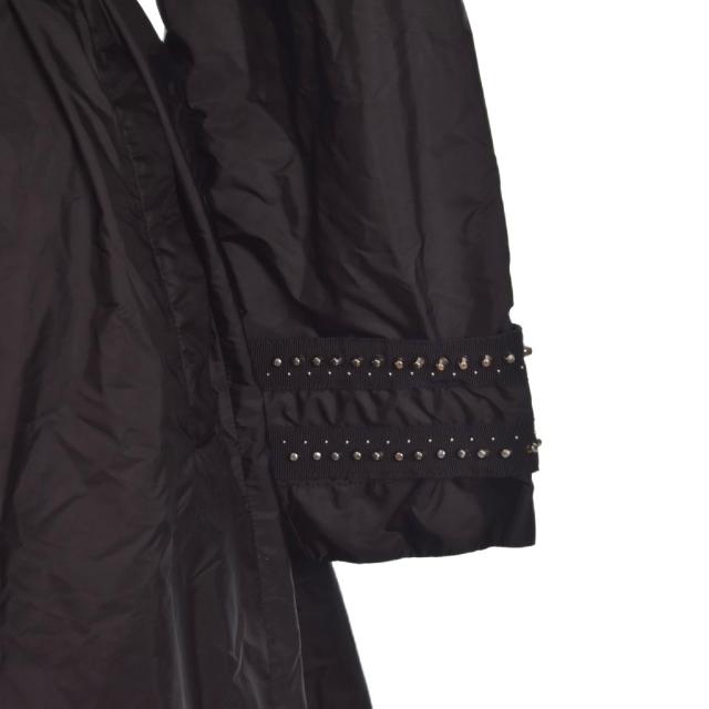 【中古】モンクレール MONCLER 20SS PRASIN ナイロン フーデッドコート 0 黒 ブラック F10931C70120 レディース_6