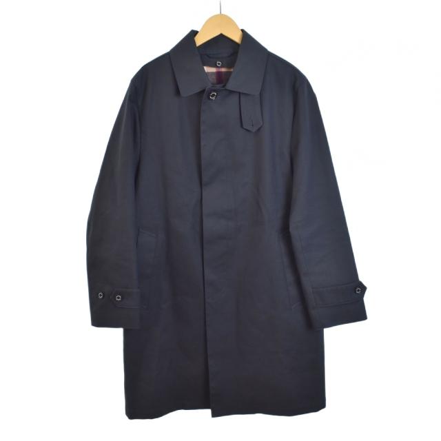 【中古】マッキントッシュフィロソフィー MACKINTOSH PHILOSOPHY ダブルクロス ステンカラーコート ライナー付き 38