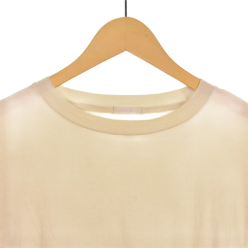 中古】コモリ COMOLI 24SS サマーウール Tシャツ 半袖 4 ベージュ Z01
