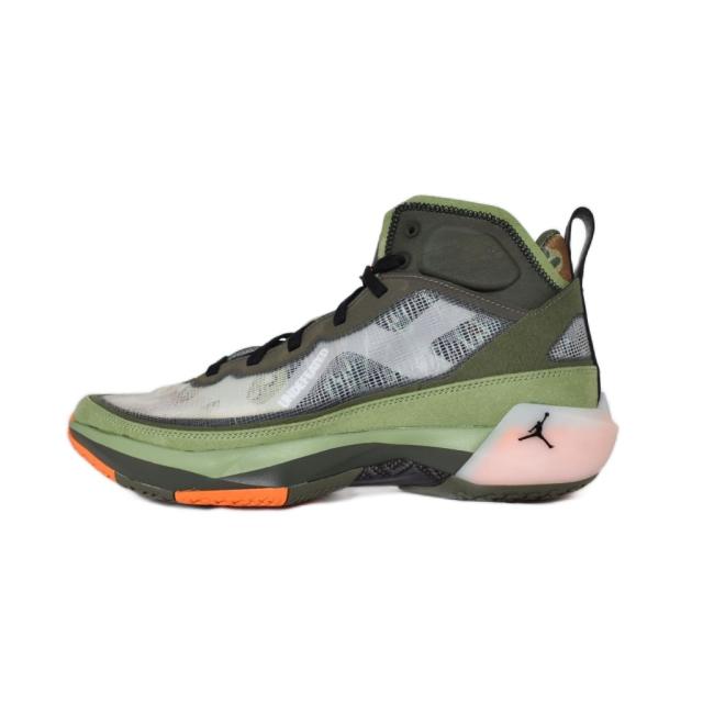 【中古】未使用品 NIKE UNDEFEATED Air Jordan 37 Oil Green エアジョーダン37 スニーカー US11 カーキ DV6255-300