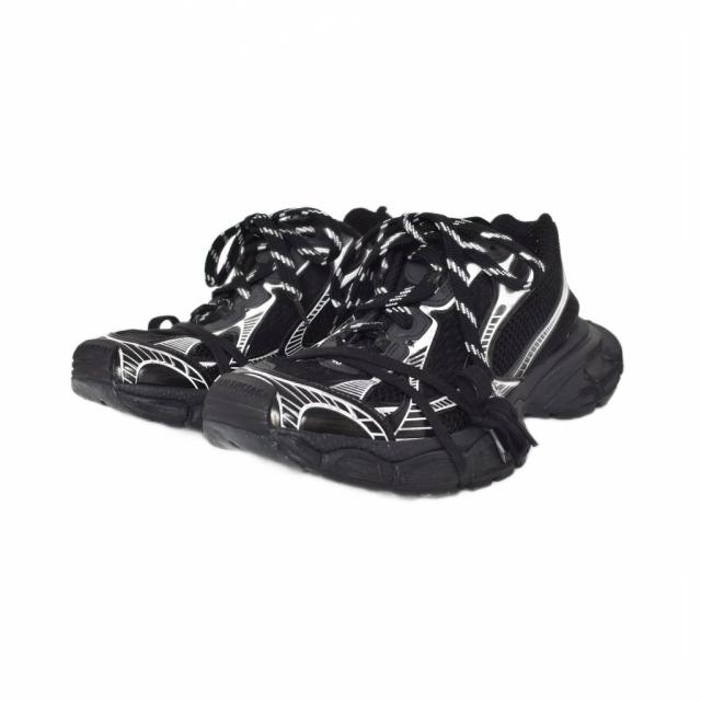 【中古】バレンシアガ BALENCIAGA 3XL USED加工 スニーカー ローカット 28.5cm 黒 ブラック 734734 ☆AA★ メンズ