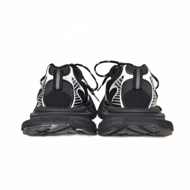 【中古】バレンシアガ BALENCIAGA 3XL USED加工 スニーカー ローカット 28.5cm 黒 ブラック 734734 ☆AA★ メンズ