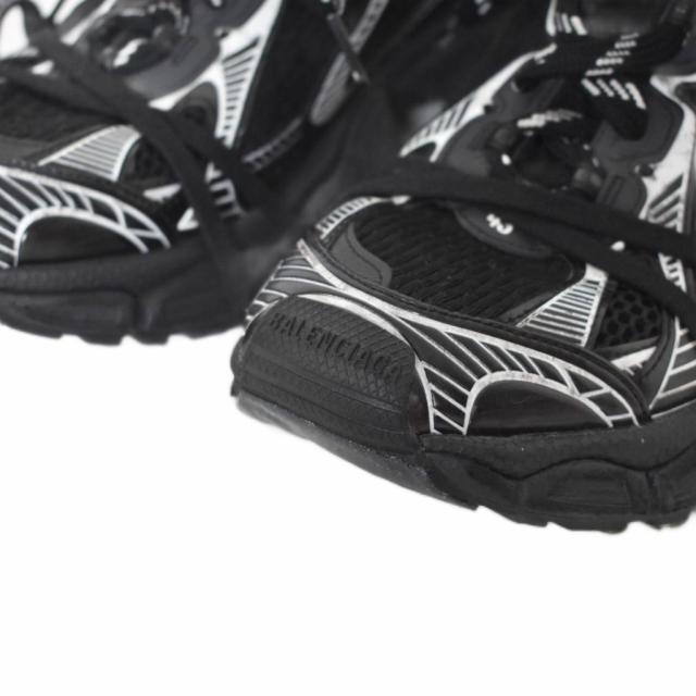 【中古】バレンシアガ BALENCIAGA 3XL USED加工 スニーカー ローカット 28.5cm 黒 ブラック 734734 ☆AA★ メンズ