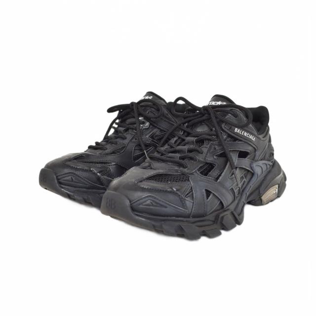 【中古】バレンシアガ BALENCIAGA Track2 トラック2 スニーカー ダッドシューズ 26.5cm 黒 ブラック 568614
