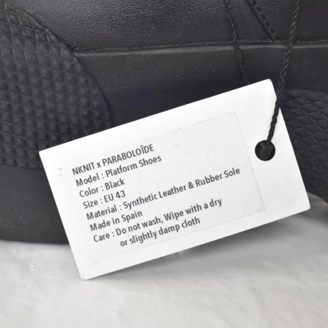 中古】未使用品 NKNIT PARABOLOIDE 限定100足 Platform Shoes