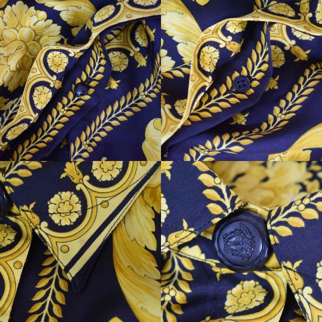 GIANNI VERSACE Miamiブラウス　 ジャンニヴェルサーチ 中古】ジャンニヴェルサーチ ヴェルサーチェ GIANNI VERSACE シャツ
