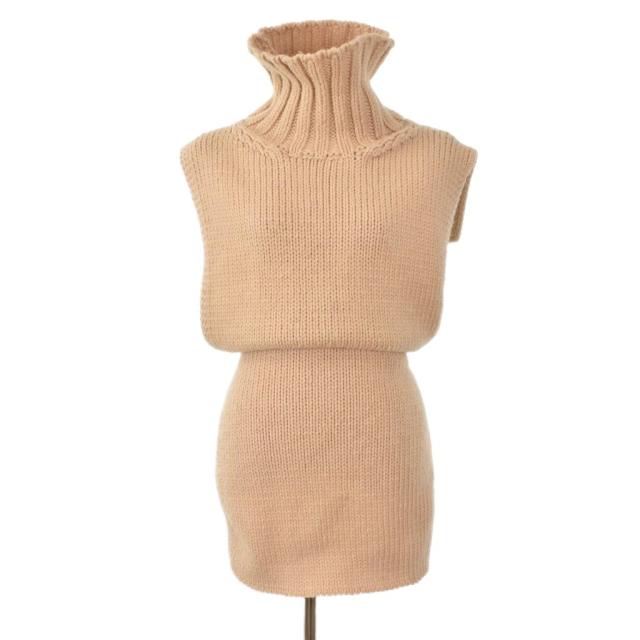 【中古】ジルサンダー JIL SANDER ロングプラストロン ニット ベスト ウール U アイボリー JSMR751125MRY2016802