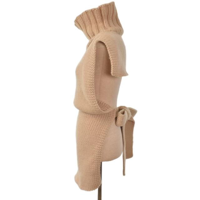 【中古】ジルサンダー JIL SANDER ロングプラストロン ニット ベスト ウール U アイボリー JSMR751125MRY2016802_2