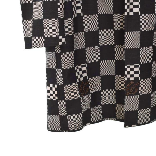 【中古】ルイヴィトン LOUIS VUITTON 21SS ディストーテッド ダミエ チェスターコート ステンカラー RM211 ZXX HKC71W_5