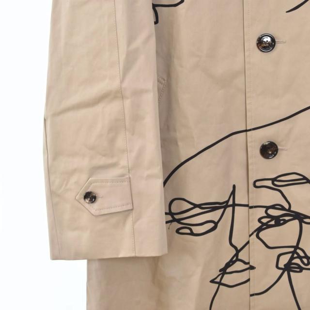 中古】セリーヌ CELINE アーティストプリント マックコート トレンチ