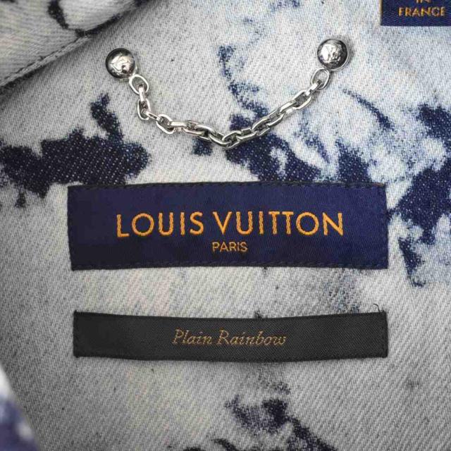 【中古】ルイヴィトン LOUIS VUITTON 19SS ヴァージルアブロー ブリーチ加工 デニムジャケット RM191 LVE HGS87W_2