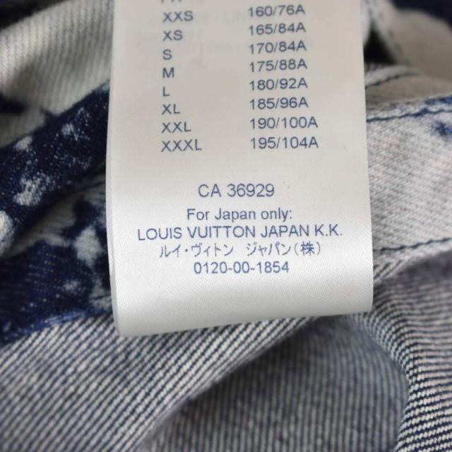 【中古】ルイヴィトン LOUIS VUITTON 19SS ヴァージルアブロー ブリーチ加工 デニムジャケット RM191 LVE HGS87W_3