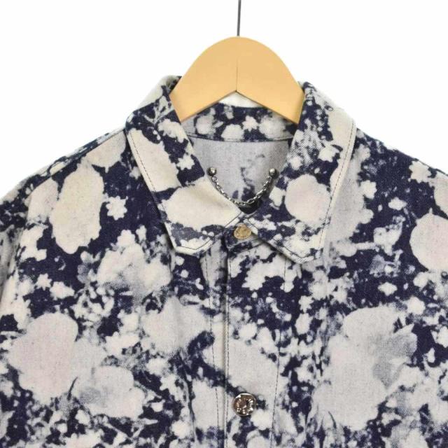 【中古】ルイヴィトン LOUIS VUITTON 19SS ヴァージルアブロー ブリーチ加工 デニムジャケット RM191 LVE HGS87W_4