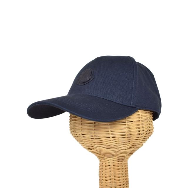 【中古】モンクレール MONCLER 25SS キャップ 帽子 ロゴ 紺 ネイビー K10913B00045 メンズ