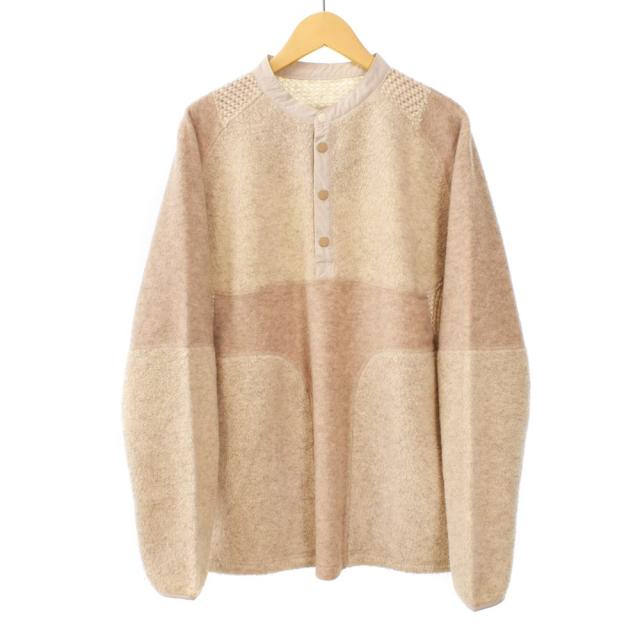【中古】ホワイトマウンテニアリング 23AW PATCH WORK PULLOVER パッチワーク プルオーバー 1 ベージュ WM2373514