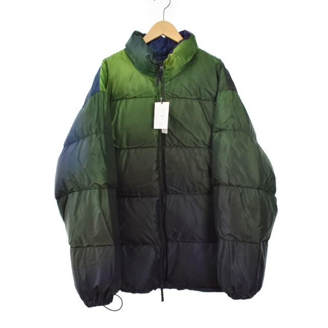 【中古】未使用品 シュタイン stein DOWN PADDED JACKET ダウンジャケット S 緑 グリーン ST.618 ☆AA★ メンズ