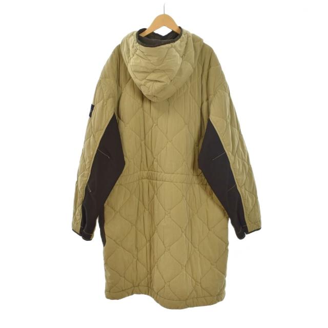 【中古】ストーンアイランド 24AW Compass-motif hooded quilted coat キルティングコート ジャケット L 791570133_1
