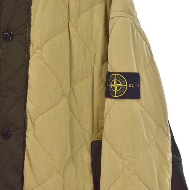 【中古】ストーンアイランド 24AW Compass-motif hooded quilted coat キルティングコート ジャケット L 791570133_4