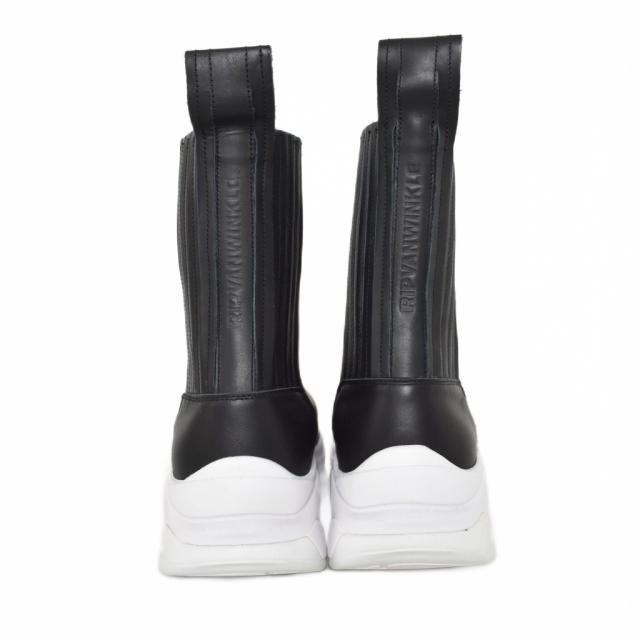 【中古】リップヴァンウインクル rip van winkle 23AW Back Gore Bootie スニーカー ブーツ 42 黒 ブラック ☆AA★_2
