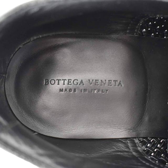 【中古】BOTTEGA VENETA ビジネスシューズ 靴 編み上げ パンチング レースアップ 41 1/2 黒 ブラック メンズ_5