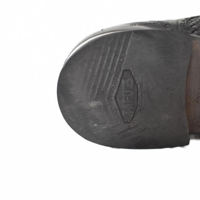 【中古】BOTTEGA VENETA ビジネスシューズ 靴 編み上げ パンチング レースアップ 41 1/2 黒 ブラック メンズ_6