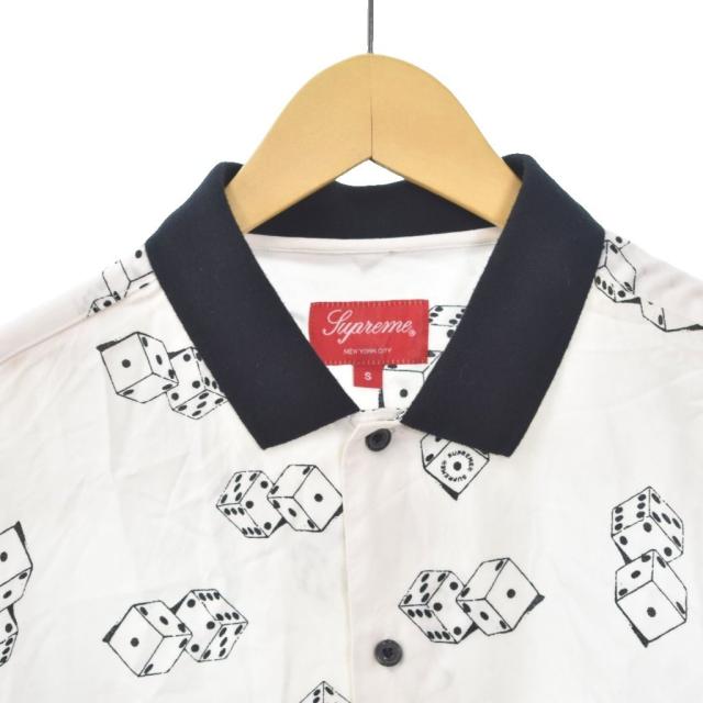 【中古】シュプリーム SUPREME 19SS Dice Rayon S/S Shirt ダイス レーヨン シャツ 半袖 総柄 S 白 ホワイト メンズ_3