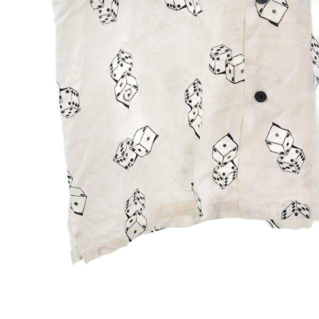 【中古】シュプリーム SUPREME 19SS Dice Rayon S/S Shirt ダイス レーヨン シャツ 半袖 総柄 S 白 ホワイト メンズ_5