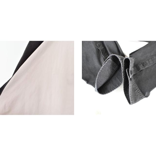 【中古】バレンシアガ BALENCIAGA 23SS オーバーサイズ シャツ 長袖 ユーズド加工 ロゴ XS 白 ホワイト 738841 メンズ_8